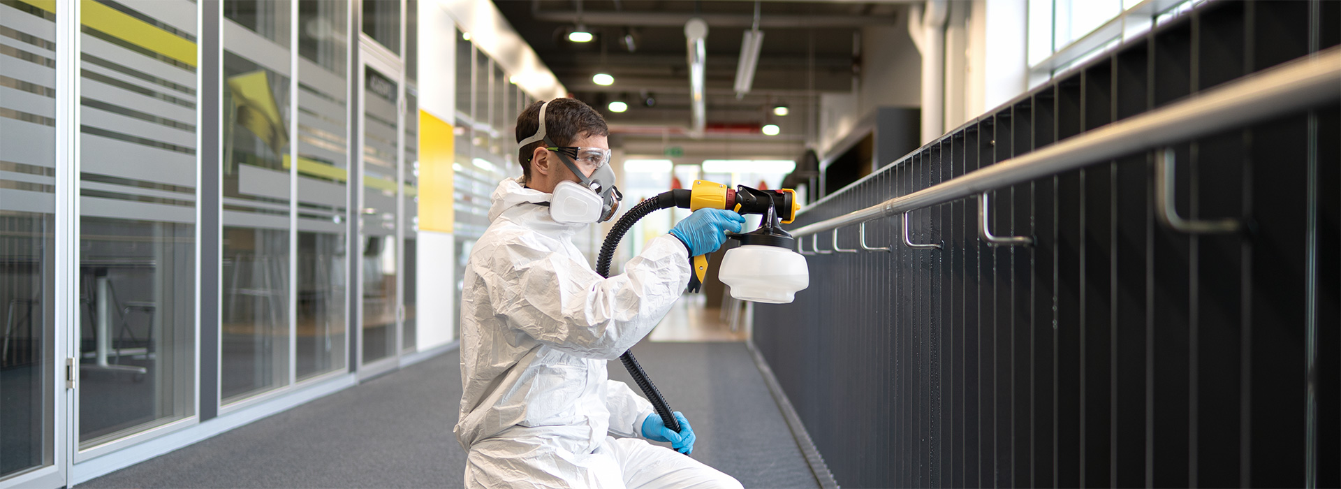 D&eacute;sinfection par pulv&eacute;risation &eacute;lectrostatique